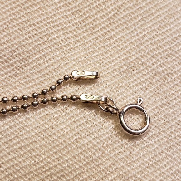 ✿3for$21✿ Sterling Silver Necklace Pendant & Chain - Picture 3 of 7